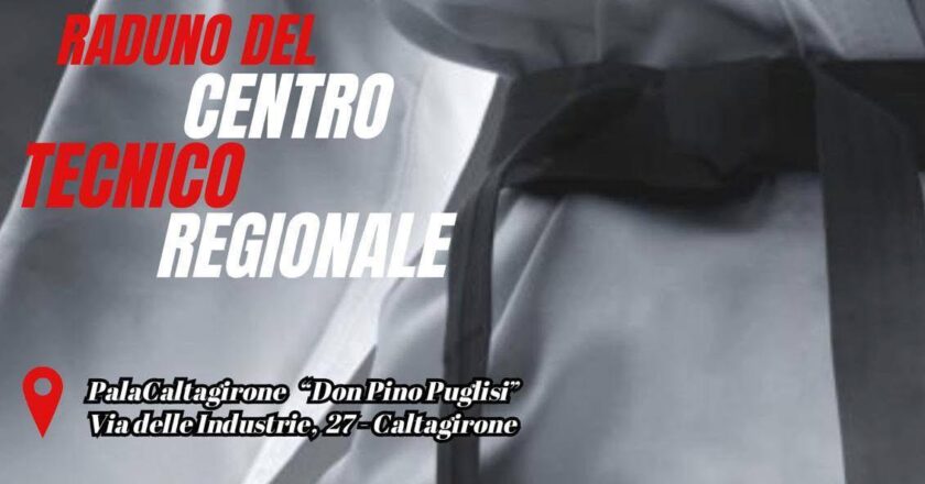 Caltagirone: il Karate protagonista con il raduno del Centro Tecnico Regionale FIJLKAM