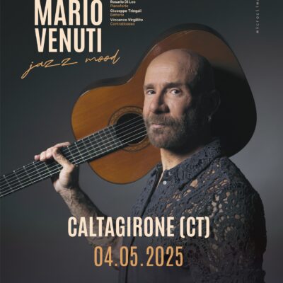Mario Venuti porta il suo “Jazz Mood” a Caltagirone: un viaggio raffinato tra jazz, canzone d’autore e sonorità brasiliane