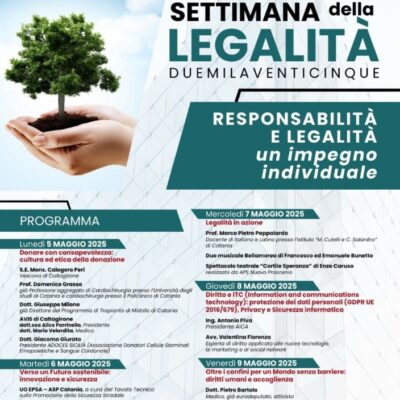 Caltagirone: al via la 10ª Settimana della Legalità all’Istituto “Majorana-Arcoleo”