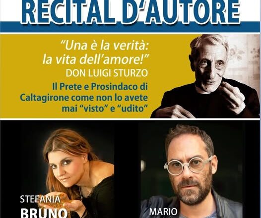 Caltagirone ricorda don Luigi Sturzo: “Recital d’Autore” alla Scala Santa Maria del Monte