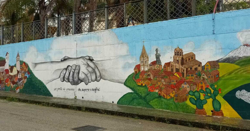 Relazioni Mirabella – Germania (una visita, lo sport, un murale)