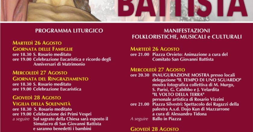Granieri si prepara alla Festa di San Giovanni Battista