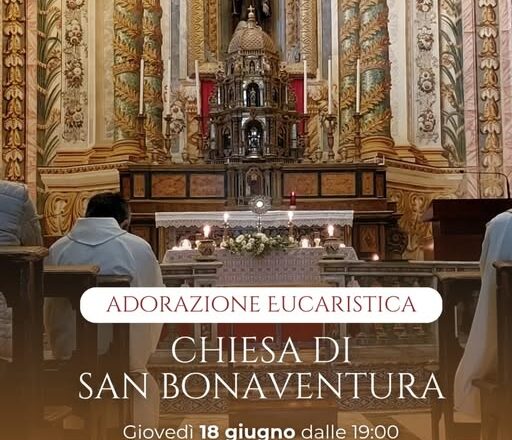 Fede, silenzio e raccoglimento: stasera a Caltagirone l’Adorazione Eucaristica nella suggestiva Chiesa di San Bonaventura