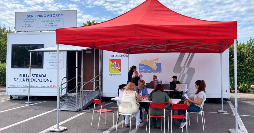 Catania, il Camper della Prevenzione dell’Asp chiude la prima fase del tour: circa 4.000 prestazioni in 23 tappe
