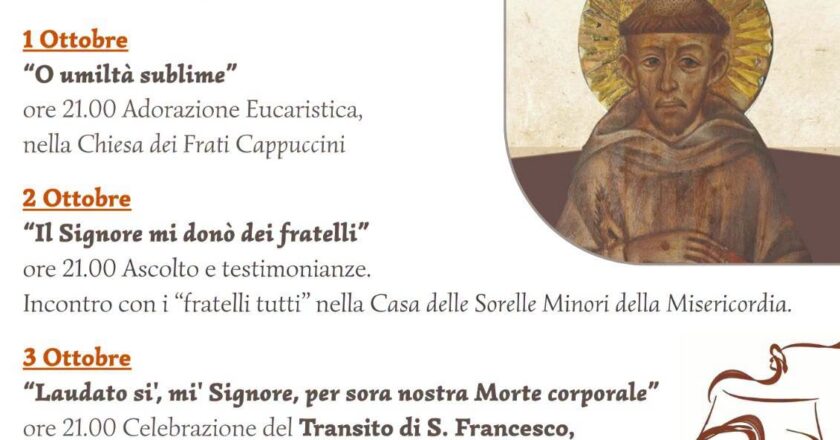 VIII Centenario di San Francesco: la Famiglia Francescana di Caltagirone dà il via alle celebrazioni in preparazione alla festa del 4 ottobre