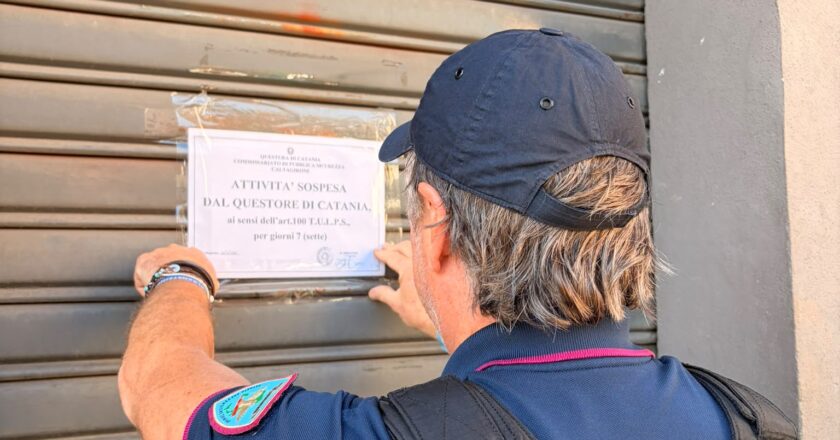 Vizzini, chiuso per sette giorni un bar frequentato da pregiudicati